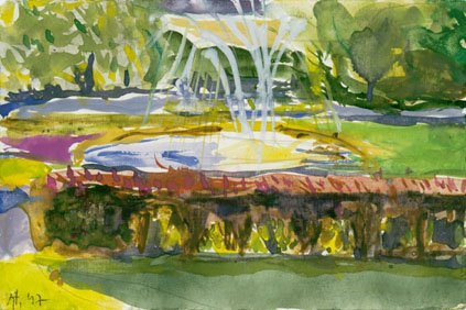 Fontanna na Polu Mokotowskim