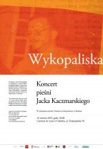 Plakat koncertu „Wykopaliska” w Gdańsku